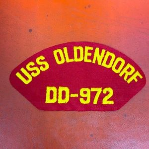 USS OLDENDORF DD-972 patch